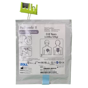 Électrodes Pédiatrique PEDI-PADZ II (2ans) ZOLL-AED Plus/Pro